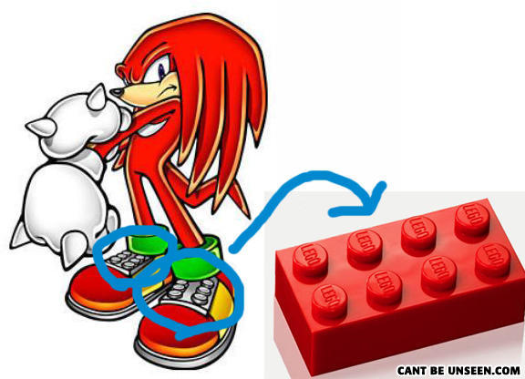 Knuckes_lego_feat